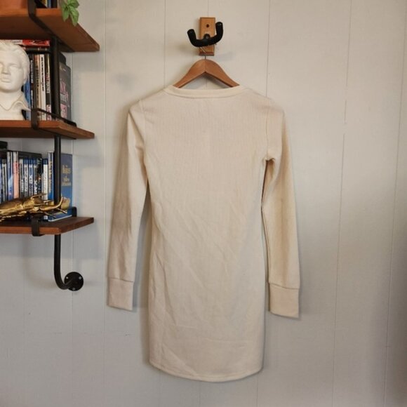 BB Dakota by Steve Madden V Specific V-Neck Long Sleeve Mini Bodycon Mini Dress - Picture 6 of 8